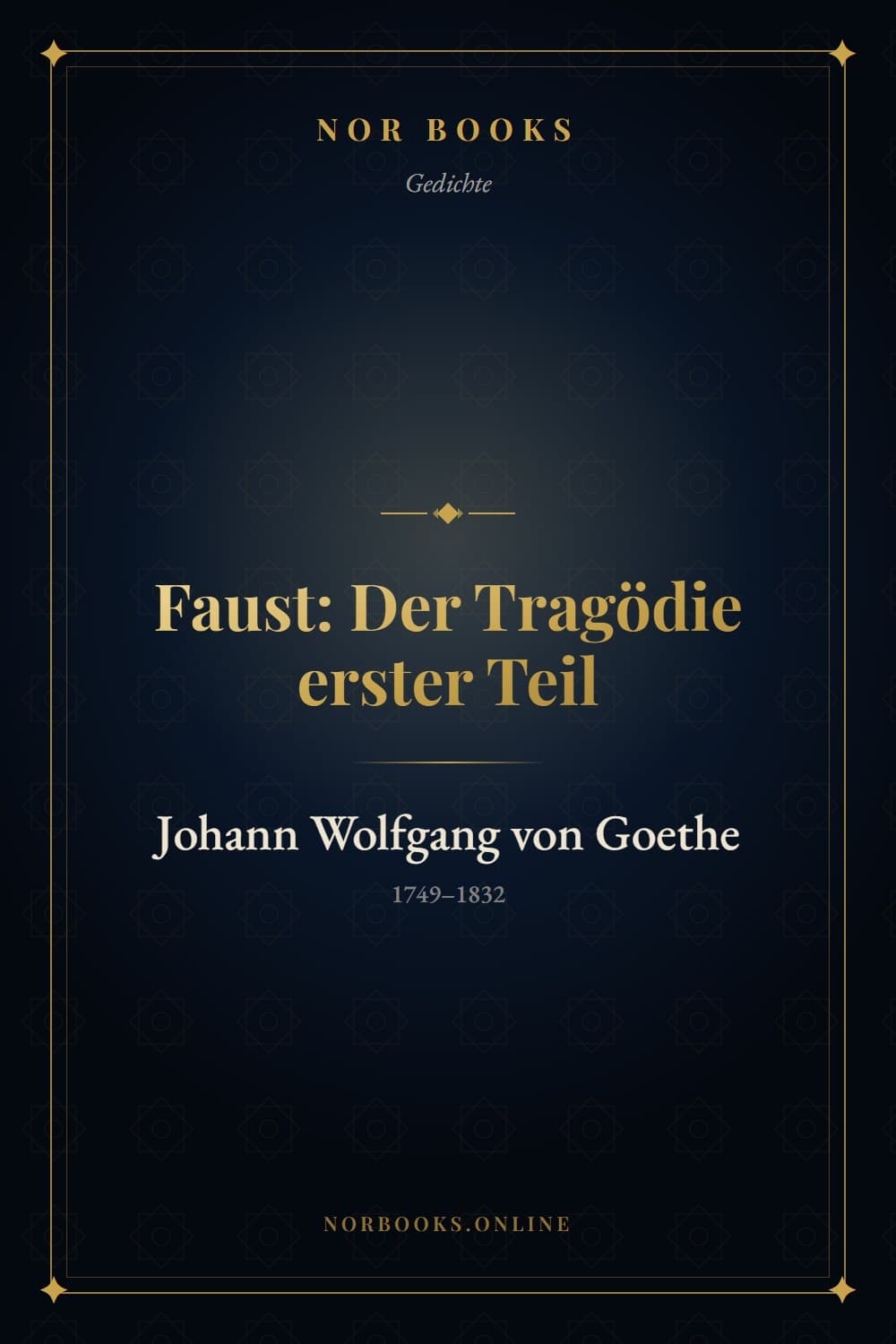 Faust: Der Tragödie erster Teil
